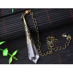 Pendule de soin énergétique « Wicca »  en Quartz clair-8