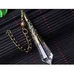 Pendule de soin énergétique « Wicca »  en Quartz clair-10