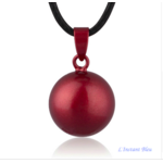 Bola « Shushumna» Appeleur d’Ange 18 mm-Rouge métallisé