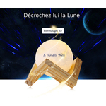 Lampe Lune 3D Tactile « Chaṇdravandā » -7.1