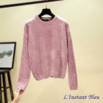 Pull chenille « Chandāṇā » Chaleur et Confort-111.1