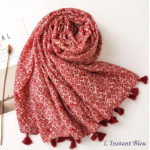 Echarpe Ethnique « Sukhḥīno» style Bohème-chic-6.1