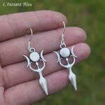 Boucles d’oreilles Wicca « Maḥādevī » -1.1