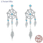 Boucles d’Oreilles « Suṣuptī », Attrape-rêves-1