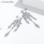 Boucles d’Oreilles « Suṣuptī », Attrape-rêves-2.1