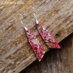 Boucles d’oreilles « Samastā »  en Jaspe Impérial-4.1