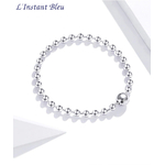 Bracelet boules « Lokāḥ Novā » en Argent, Fermoir Boule à cliquet -7.1