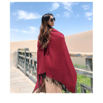 Poncho de style Boho-chic « ḍākinī »-6