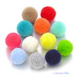 20 Balles feutrine pour Pendentif Diffuseur  Aromathérapie