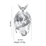 Pendentif  «Vītra » Dragon Védique, en Quartz clair-6