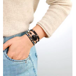 Bracelet bohème « Chapalām » Esprit libre – en Onyx noir-5