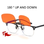 Surlunettes clipsables et relevables anti-lumière bleue « Jaipur »-2