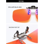 Surlunettes clipsables et relevables anti-lumière bleue « Jaipur »-14