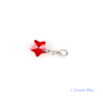 Charm « Etoile  de Cristal » 7 couleurs- Rouge