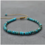 Bracelet Ethnique « Darśhan » en Howlite -1