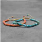 Bracelet Ethnique « Darśhan » en Howlite -3