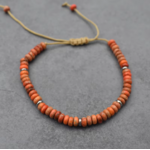 Bracelet Ethnique « Darśhan » en Howlite -4