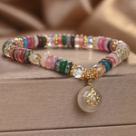 Bracelet « Mahārajā » en Cristal perlé 5