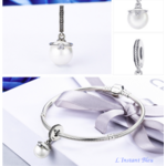 Charms Fantaisie : 7 Charms Argent, Perle ou Cristal- Perle 2