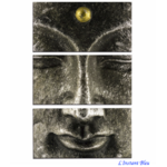 Tableau Triptyque « Ajna Chakra »2