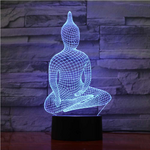 Lampe Led Hologramme Bouddha Sakyamuni