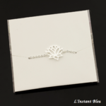Bracelet Sûtra du Lotus-Plaqué argent