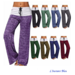 Pantalon de Yoga Confort « Brahmā» toutes couleurs face