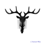 Patère-Porte-Bijoux « Cītal » tête de Cerf- Noir 2