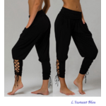 Pantalon de Yoga-Pilate « Sohane »- Noir