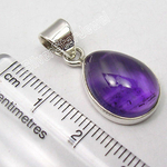 Muiltiple-Choix-Cari-International-SOLIDE-Argent-Naturel-CABOCHON-VIOLET-Am-thystes-Pierre-DAMES-Pendentif-2-5