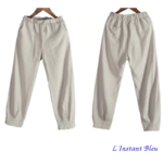 Pantalon de Yoga « Vulcano » en Lin