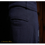 Pantalon de Yoga «  Dharma » Lin et Coton- Détail poche arrière