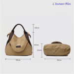 Grand sac « Gandhi »  style Bohème-chic- Dimensions