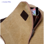 Grand sac « Gandhi »  style Bohème-chic- Détail poche extérieure
