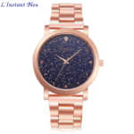 Montre casual « Ākāśa » le cosmos Or rose-5