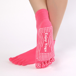 Femmes-Sport-Color-Yoga-Chaussettes-Hot-Fitness-Et-Pilates-Coton-Chaussettes-Arc-En-Entra-nement-Anti