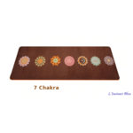 Tapis de Yoga « Bīja » 7 Chakra, Mandala et Nature- 7 chakra-2