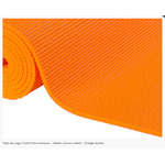 Tapis de yoga Non toxique- 6mm-Chinmudra- Détail Orange