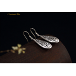 Boucles d’oreilles vintage « Dākinī » en Argent Sterling-3