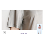 Tee-shirt Homme ou Femme « Indu » Anti-ondes en Fibres d’argent-détail couture