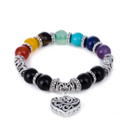 Bracelet Ethnique « 7 Chakra » Pierres naturelles-6