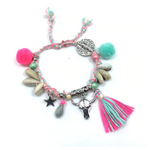 Bracelet Boho de cheville ou main « Gomukhā » en 3 couleurs-4