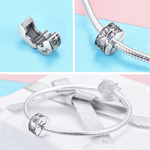 8 modèles de Charms Clips stoppeurs en Argent sterling-4