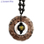 Pendentif Ethnique « Daksḥā » en Obsidienne Larme d’Apache et Noire-1.1