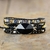 Bracelet bohème « Chapalām » Esprit libre – en Onyx noir-1