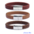 Bracelet en Cuir tressé « Kailashnath » à Fermoir magnétique-1