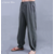 Pantalon de Yoga « Vulcano » en Lin- Gris anthracite-2