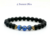 Bracelet Ethnique « Śubhā » en Onyx noir et Pierres de couleur-10