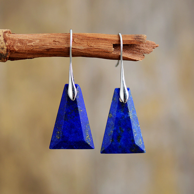 Lapis-Lazuli-boucles-d-oreilles-goutte-pour-les-femmes-Unique-trap-ze-mode-pierre-boucle-d