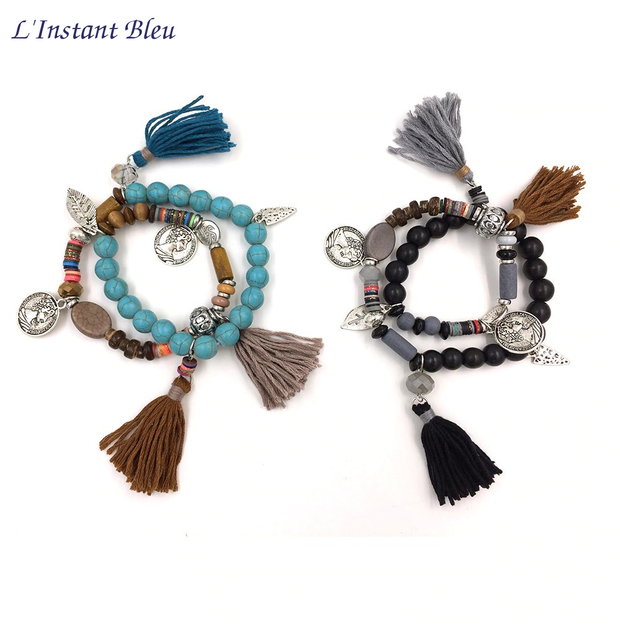 Bracelet Bohème «Kāpāra» Esprit lunaire-1.1